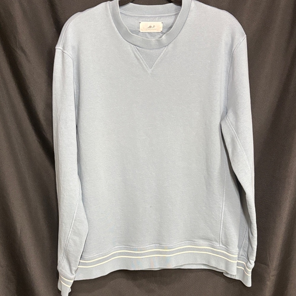 Mr. P Classic Light Blue Crewneck Sweatshirt